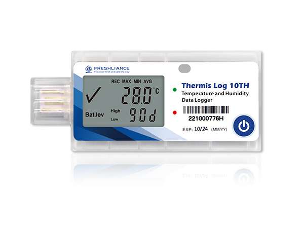 مسجل بيانات درجة الحرارة والرطوبة USB Thermis Log 10TH