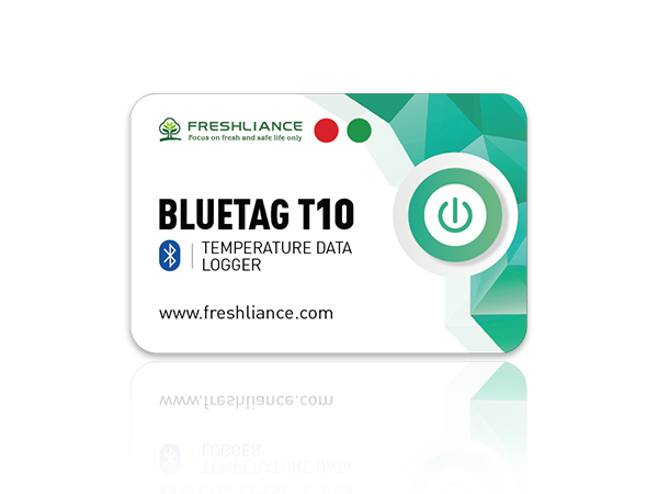 جهاز تسجيل بيانات درجة الحرارة BlueTag T10 بتقنية البلوتوث